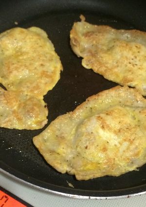 チーズ嫌いさんにも！豚ロースのピカタ風♪-レシピのメイン写真