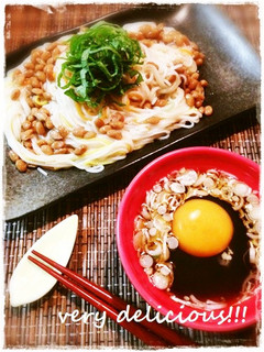 夏バテ知らず♬納豆そうめん♡-レシピのメイン写真