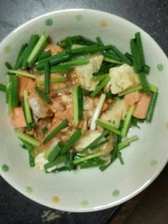 甘塩鮭と豆腐の卵とじ-レシピのメイン写真