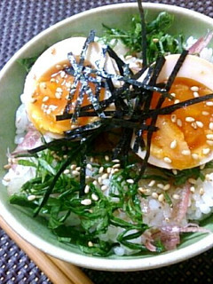 柚こしょう半熟煮たまご丼♪-レシピのメイン写真