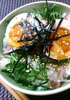 柚こしょう半熟煮たまご丼♪-レシピのメイン写真