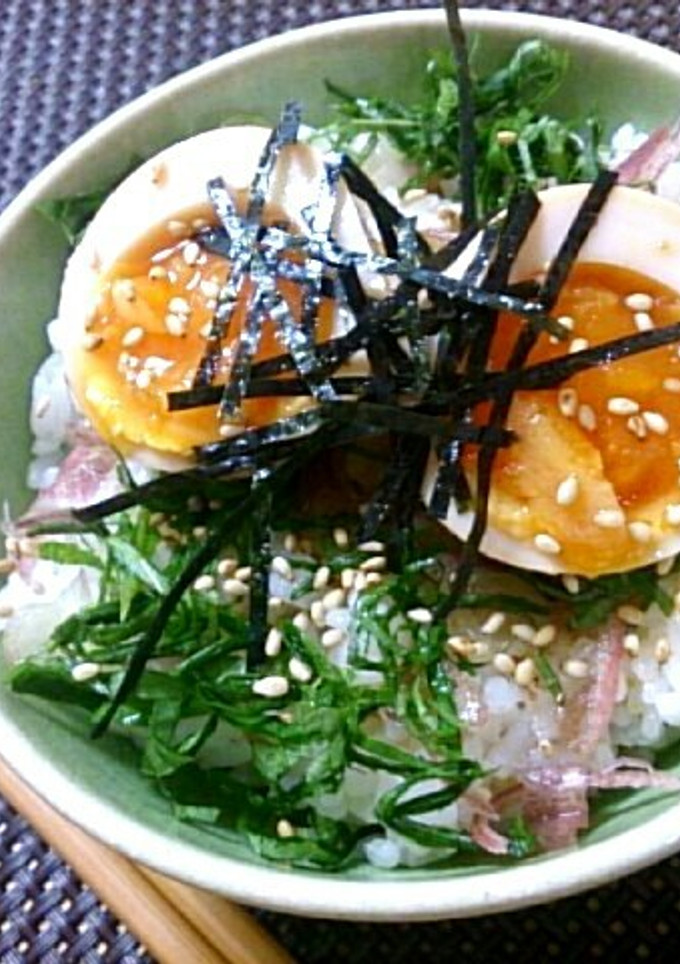 柚こしょう半熟煮たまご丼♪-レシピのメイン写真