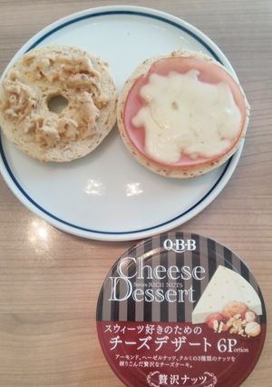 甘いチーズベーグル♡-レシピのメイン写真
