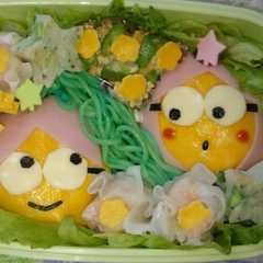 รูปของ 七夕キャラ弁☆ミニオン☆