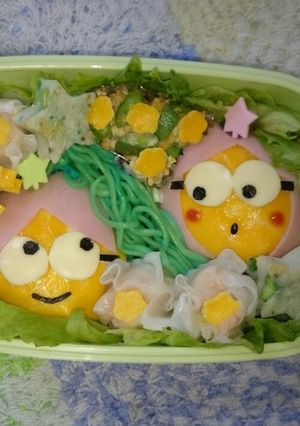 七夕キャラ弁☆ミニオン☆-レシピのメイン写真