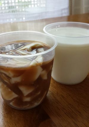 簡単ミルクプリン&コーヒープリン！？-レシピのメイン写真