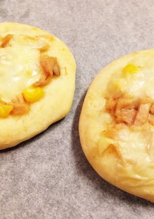 簡単♡HMで発酵なしのコーンツナマヨパン-レシピのメイン写真
