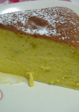 ふわふわかぼちゃのスフレケーキ-レシピのメイン写真