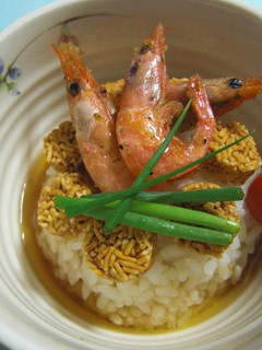 甘エビの唐揚げつゆかけごはん-レシピのメイン写真