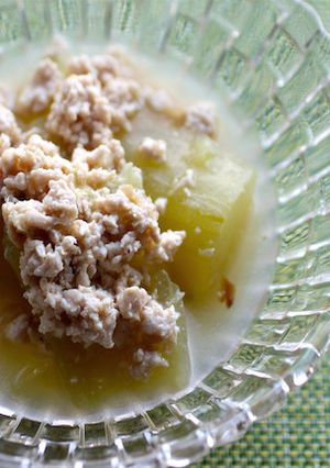 冬瓜!?胡瓜の煮物　ひき肉あんかけ-レシピのメイン写真