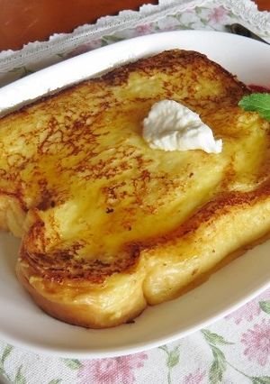 バニラアイスで作る簡単フレンチトースト-レシピのメイン写真