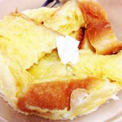 รูปของ 夏休みの朝食おやつに♡簡単パンプディング