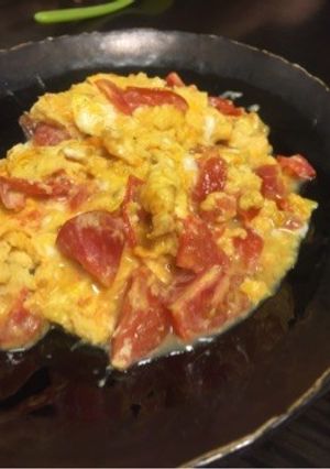 トマトとふわふわ卵の中華炒め-レシピのメイン写真