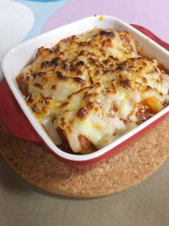 簡単♪ミートソースでポテトグラタン-レシピのメイン写真