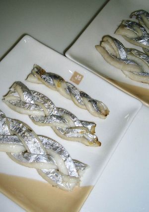 タチウオの三つ編み焼き-レシピのメイン写真