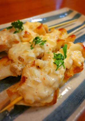鶏ムネ串焼き　玉ねぎソースのせ-レシピのメイン写真