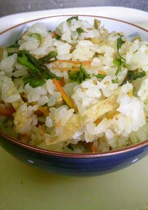 山ウドの芽の混ぜご飯は希少♪美味しい♡-レシピのメイン写真
