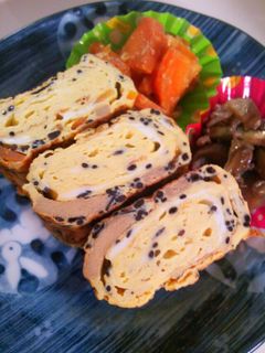 五目卵焼き(ひじきの煮物ver.)-レシピのメイン写真