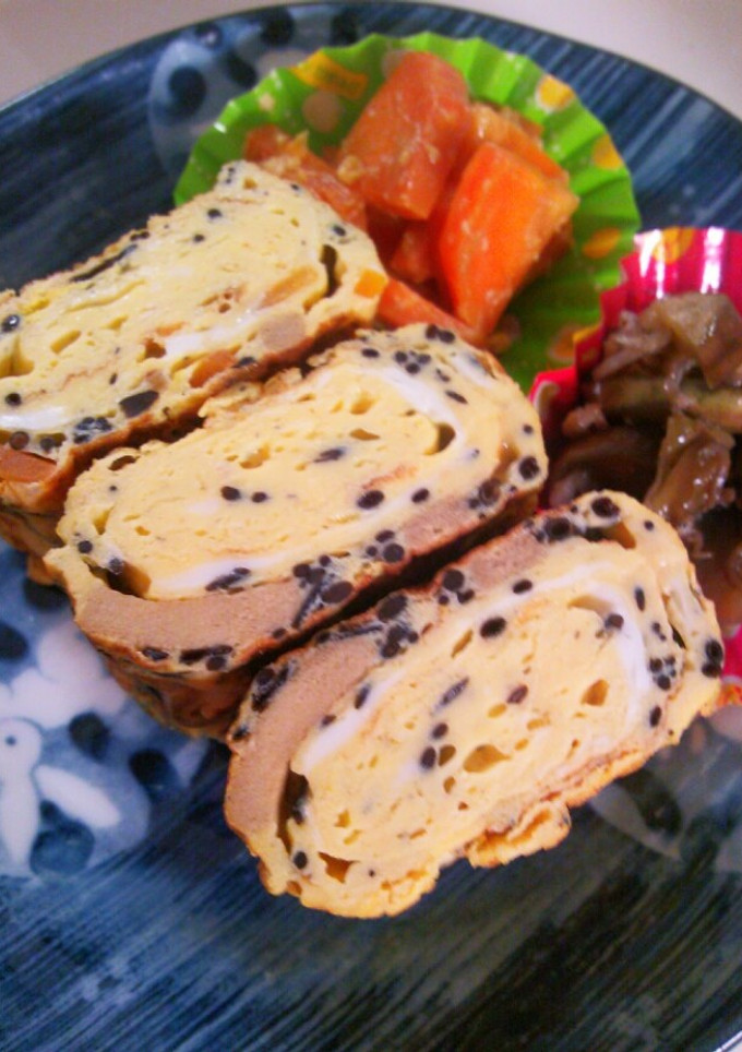 五目卵焼き(ひじきの煮物ver.)-レシピのメイン写真