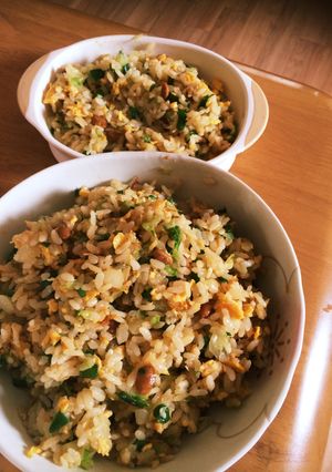 ランチに♡レタス納豆炒飯-レシピのメイン写真