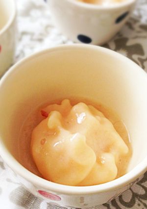 完熟桃のシャーベット-レシピのメイン写真