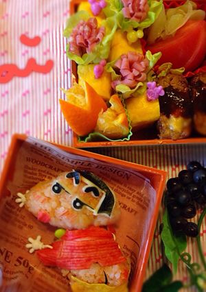 人参ご飯でクレヨンしんちゃん-レシピのメイン写真