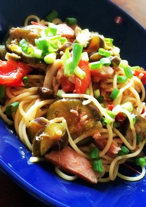 超簡単！トマト和風パスタ-レシピのメイン写真