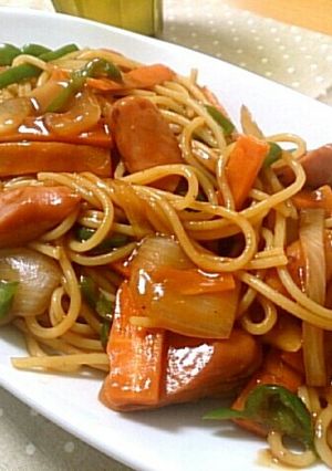 カレールーで作るスパゲッティ♪-レシピのメイン写真