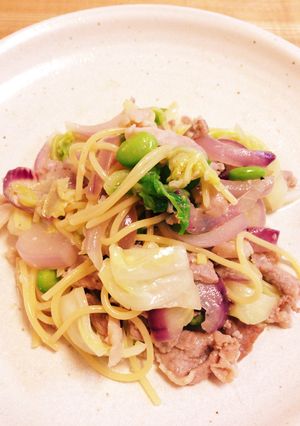 残り野菜で塩麹パスタ-レシピのメイン写真