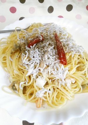 簡単シーフード和風パスタ♪-レシピのメイン写真