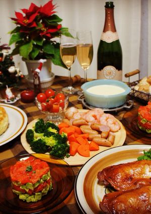 クリスマスディナー-レシピのメイン写真