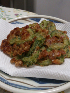 納豆とゴーヤの揚げ焼き-レシピのメイン写真