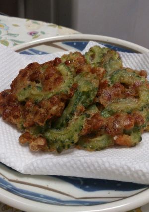 納豆とゴーヤの揚げ焼き-レシピのメイン写真