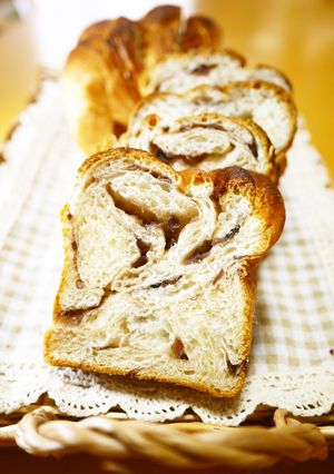 あん食パン（HB生地150gパウンド型）-レシピのメイン写真