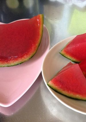 スイカでゼリー☆-レシピのメイン写真