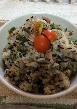 ごま油が香ばしい!ひじきチャーハン♪-レシピのメイン写真