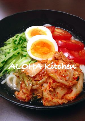 味覇で簡単！暑い夏に冷麺風、冷やしうどん-レシピのメイン写真