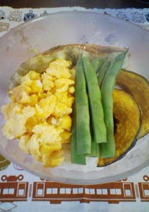 夏野菜と卵のそうめん-レシピのメイン写真