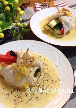 鯛のポアレ 塩レモンクリームソース-レシピのメイン写真