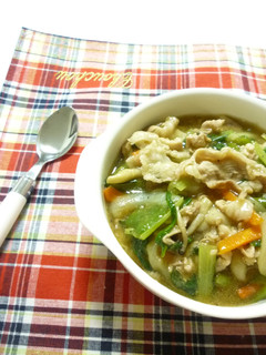 豚肉と残り野菜の生姜あん=(中華丼)-レシピのメイン写真