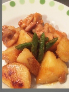 鶏肉とジャガイモの照り煮-レシピのメイン写真