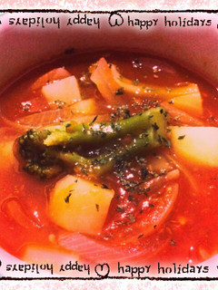 簡単!トマトから作るミネストローネ-レシピのメイン写真