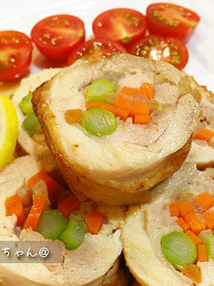 ヘルシー☆野菜チキンロール-レシピのメイン写真