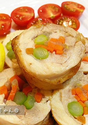 ヘルシー☆野菜チキンロール-レシピのメイン写真
