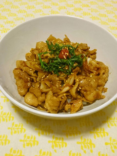 さっぱり!梅しそ豚丼-レシピのメイン写真