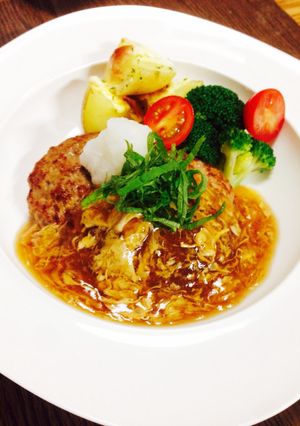 大根おろしと照り焼きソースのハンバーグ-レシピのメイン写真