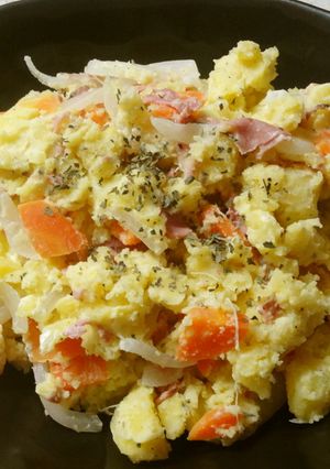 「パストラミビーフ」を使ったポテサラ-レシピのメイン写真