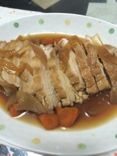 炊飯器で!胸肉チャーシュー♪-レシピのメイン写真