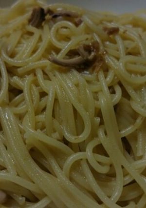 超簡単　イカの塩辛ペペロンチーノ-レシピのメイン写真