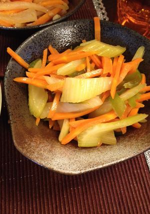 セロリできんぴら常備菜-レシピのメイン写真
